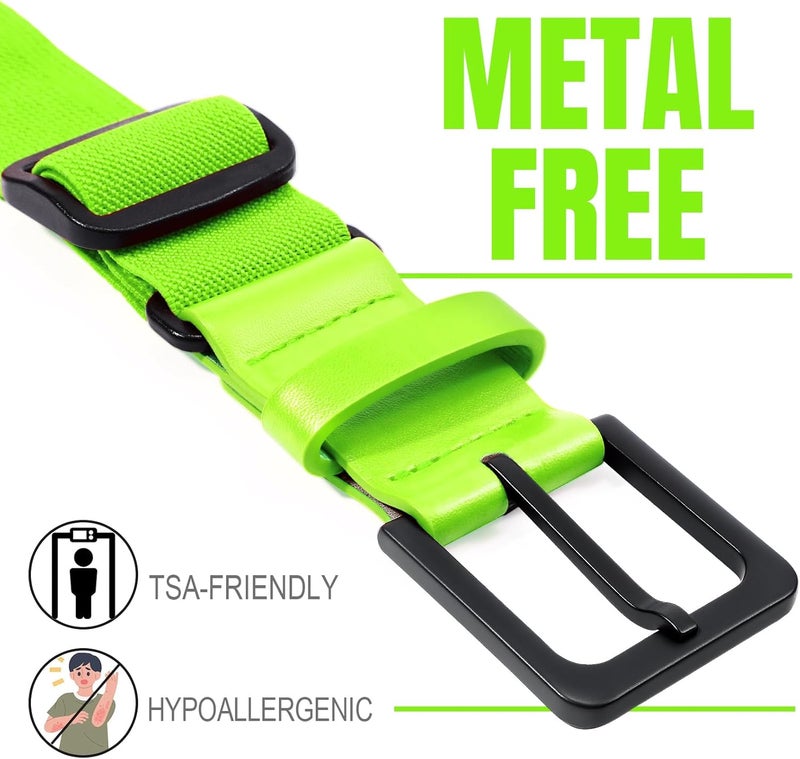 Werforu Baseball Socks and Non-Metal Nickel-Free Belt-Adjustable Belt with Non-allergic Plastic Buckle Softball Socks for kid - Image 2